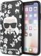 Karl Lagerfeld Karl Lagerfeld KLHCPXFLFBBK iPhone X/Xs czarny/black Flower Ikonik Karl 1