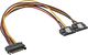 InLine SATA - SATA, 0.3m, Wielokolorowy (29683C) 1