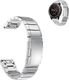 Pasek stalowy do Garmin Fenix 5X - Silver uniwersalny 1