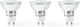 Nedis Nedis Wi-Fi Smart LED Bulb | Warm to Cool White | GU10 | 3-Pack 1