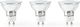 Nedis Nedis Wi-Fi Smart LED Bulb | Warm White | GU10 | 3-Pack 1