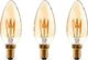Nedis Nedis LED Retro Filament Lamp E14 | Candle | 3 W | 100 lm | 3 pack 1