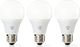Nedis Nedis Wi-Fi Smart LED Bulb | Warm White | E27 | 3-Pack 1