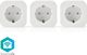 Nedis Nedis Wi-Fi Smart Plug | Schuko Type F | 10 A | 3-Pack 3