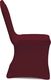 vidaXL Naciągany pokrowiec na krzesło - bordo - 50 szt. 3