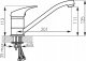 Bateria umywalkowa Ferro BAT. ONE ZLEW 1-OTW. CHROM FERRO // BF.BFO4 1