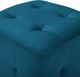 vidaXL Pufy, 2 szt., niebieskie, 30 x 30 x 30 cm, aksamit 4
