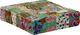 vidaXL Kwadratowy puf patchworkowy, bawełna, 50x50x12 cm, zielony 3