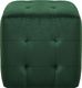 vidaXL Pufy, 2 szt., zielone, 30 x 30 x 30 cm, aksamit 3