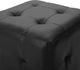 vidaXL 2 pufy, czarne, 30 x 30 x 30 cm, sztuczna skóra 4