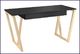 Biurko Elior Molly 2X Czarne 138 cm x 60 cm 1