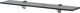 vidaXL Półka pod lustro 60cm czarny (3051505) 2