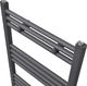 Grzejnik łazienkowy vidaXL Grzejnik łazienkowy, prosty 600 x 1160 mm, szary 2