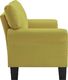 vidaXL 2-osobowa sofa, zielona, tapicerowana tkaniną 5