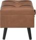vidaXL Stołek ze schowkiem, 40 cm, brązowy, sztuczna skóra 4