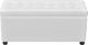 vidaXL Ławka z pojemnikiem do przechowywania, sztuczna skóra, biała 4