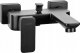 Bateria wannowa Valvex 2455920 BAT. LOFT BLACK WANNOWA CHROM BEZ AKC. VALVEX // BV.2455920 1