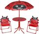Elior zestaw mebli ogrodowych dla dzieci Lummo, czerwony (4172) 1