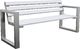 Elior ławka ogrodowa Norin White 150cm (2318) 1