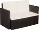 Elior sofa ogrodowa Jules, brązowa (4113) 1