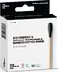 Humble Brush Humble brush, Ekologiczne patyczki do uszu bambus i naturalna bawełna, BLACK, czarne, 100szt 1