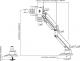 Neomounts Uchwyt biurkowy na monitor 10" - 49" (NM-D775BLACKPLUS) 5