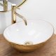 Umywalka Rea REA-U0456 UMYWALKA SOFIA GOLD/WHITE NABLATOWA REA // CE.REA.U-SOFIA-GOLD 1