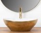 Umywalka Rea REA-U0456 UMYWALKA SOFIA GOLD/WHITE NABLATOWA REA // CE.REA.U-SOFIA-GOLD 4