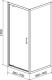 Cersanit Kabina kwadratowa Arteco Pivot (S157-010) 2