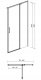 Cersanit S162-004 DRZWI NA ZAWIAS. KABINY PRYSZNIC MODUO 80X195 PRAWY TRANSP. // KNC.DRZ-MODUO-80X195-TR-P 3