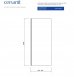 Cersanit S159-010 ŚCIANKA KAB. PRYSZNIC. CREA 90X200 TRANSP. // KNC.ŚĆ-CREA-90X200-TR 5