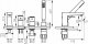 Bateria wannowa Ferro BAT. ALGEO WANNOWA 4-OTW. CHROM FERRO // BF.BAG11A 1