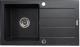 Zlewozmywak Pyramis  1-komorowy Sparta z ociekaczem 76 x 44cm grafitowy (70000101) 1