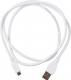 Kabel USB Gembird USB-A - microUSB 1 m Biały (CCP-MUSB2-AMBM-W-1M) 1