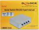 Delock Video Splitter RS-232 4 porty (87589) 1