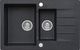 Zlewozmywak Kernau  granitowy Kernau KGS A 6079 1,5B1D Black Metallic 2