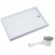 Brodzik Cersanit S204-019 BRODZIK TAKO PROSTOKĄTNY 100X80X4 CW CERSANIT // KNC.B.TAKO.100X80 5