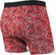SAXX Bokserki męskie Vibe Boxer Brief Red Shield r. S 1