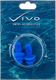 Vivo Zatyczki do uszu Vivo silikon B-2000 ciemno niebieski Uniwersalny 1