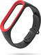 Tech-Protect TECH-PROTECT SPORTY XIAOMI MI BAND 3/4 BLACK/RED 1