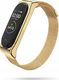 Tech-Protect TECH-PROTECT MILANESEBAND XIAOMI MI BAND 3/4 CHAMPAGNE GOLD 1