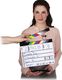 Commlite Klaps Filmowy 30x25cm / Kolor / Na Pisaki - Mazaki 6
