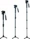 YUNTENG Monopod 2w1 Z Nóżkami I Głowicą Olejową / Video / Gopro Hero 7 5