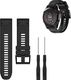 Pasek silikonowy do Garmin Fenix 5 - Black uniwersalny 1
