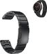 Pasek stalowy do Garmin Fenix 5 - Black uniwersalny 1