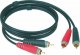 Kabel Klotz RCA (Cinch) x2 - RCA (Cinch) x2 2m czarny 1