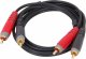 Kabel Klotz RCA (Cinch) x2 - RCA (Cinch) x2 1m czarny 1
