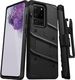 Zizo Zizo Bolt Cover - Pancerne etui Samsung Galaxy S20 Ultra oraz podstawka uchwyt do paska (Black/Black) 1