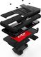 Zizo Zizo Bolt Cover - Pancerne etui Samsung Galaxy S20 Ultra oraz podstawka uchwyt do paska (Black/Black) 4