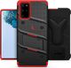Zizo Zizo Bolt Cover - Pancerne etui Samsung Galaxy S20+ oraz podstawka uchwyt do paska (Black/Red) 2